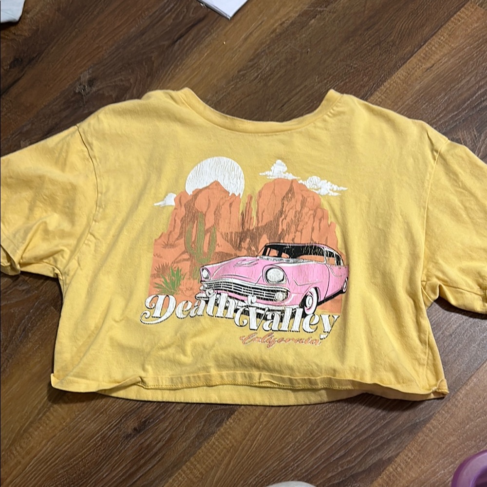 Target Yellow and Pink Top